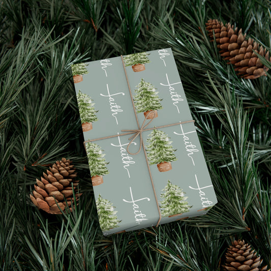 Christian Gift Wrap Paper | Christmas